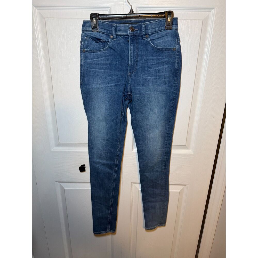 Express Denim Perfect High Rise Legging Jeans Women's Size 4R Medium Wash Stretc